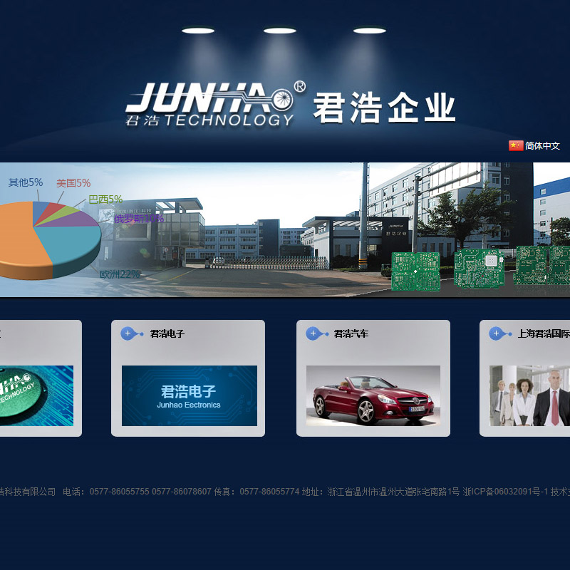 君浩企業(yè)/國(guó)茂科技品牌官網(wǎng)建設(shè)