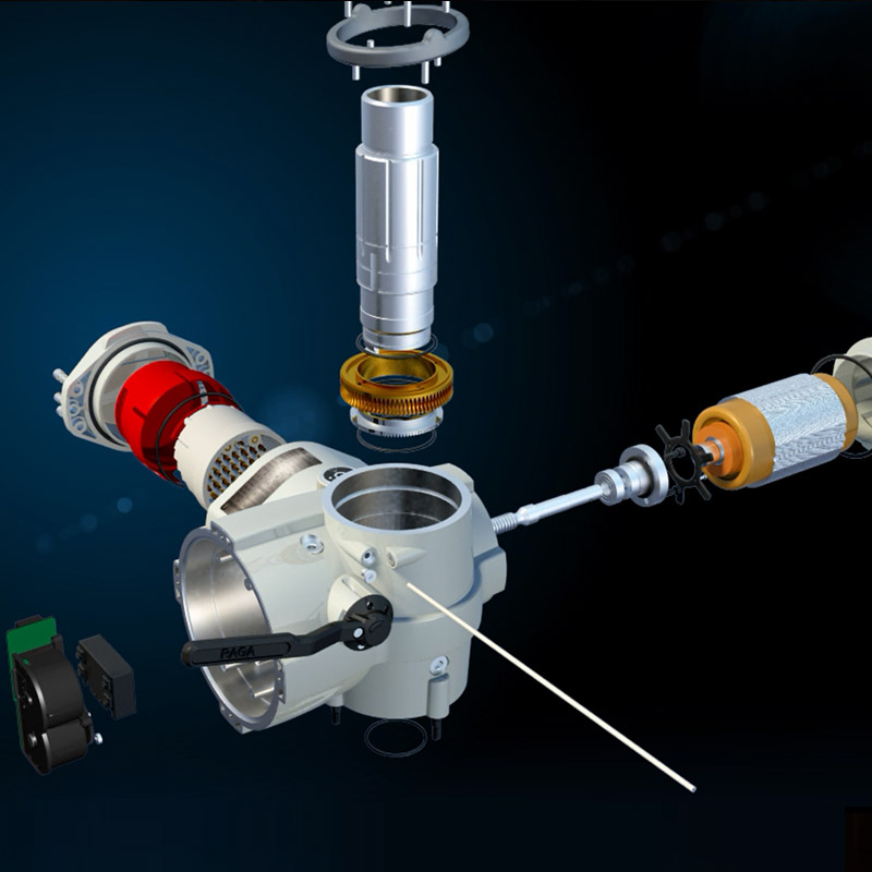 電動執(zhí)行器3D動畫